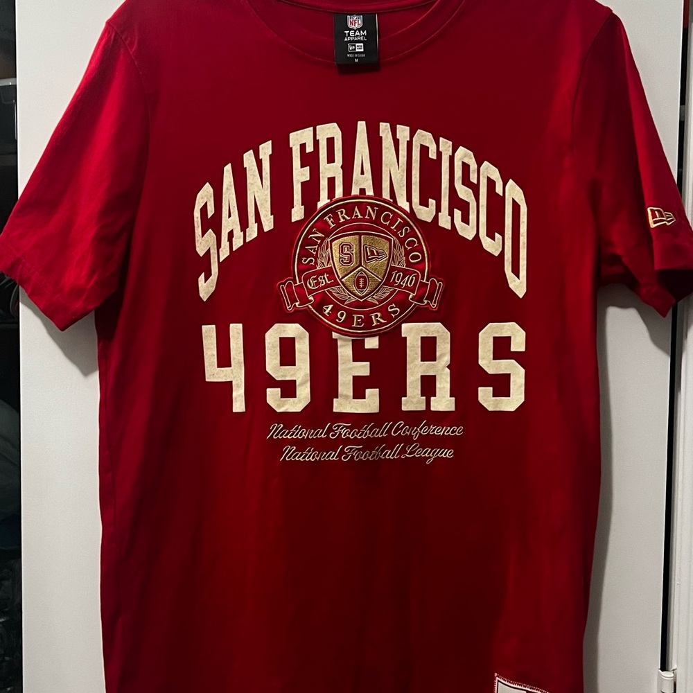 New Era Red Short Sleeve 49ers Tee